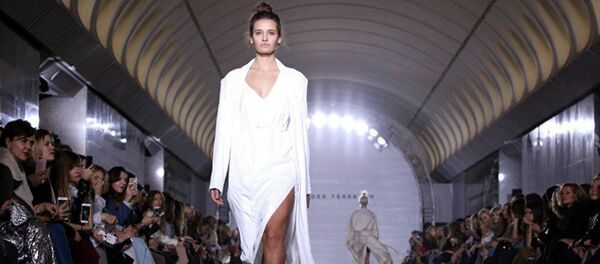 A fashion show of the Alexander Terekhov collection at Dostoyevskaya metro station in Moscow A fashion show of the Alexander Terekhov collection at Dostoyevskaya metro station in Moscow - Sputnik International