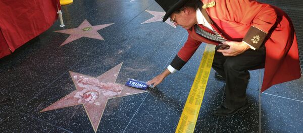Trump Star Vandalized - Sputnik International