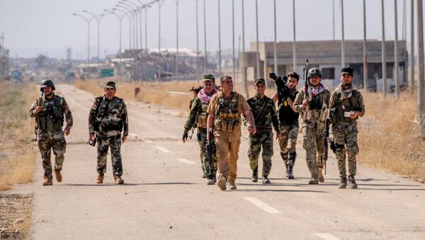 Peshmerga forces near Mosul, Iraq - Sputnik International