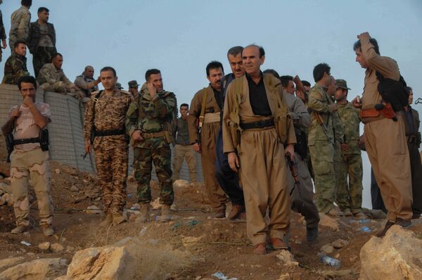 Peshmerga forces near Mosul, Iraq Peshmerga forces near Mosul, Iraq - Sputnik International