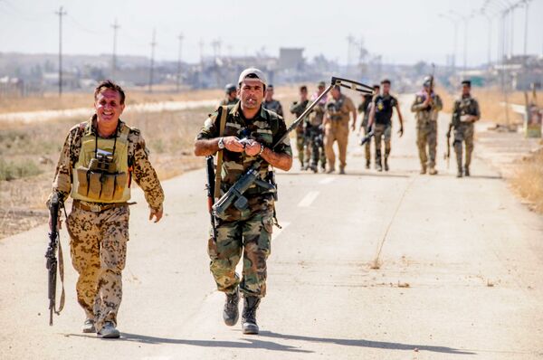 Peshmerga forces near Mosul, Iraq Peshmerga forces near Mosul, Iraq - Sputnik International