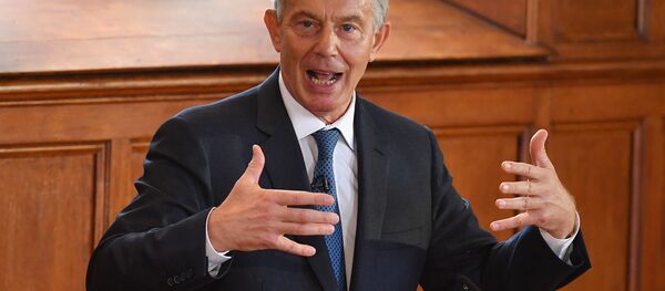 Former British prime minister Tony Blair Former British prime minister Tony Blair - Sputnik International