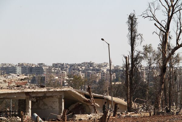 The territory of the military academies in Aleppo cleaned up by the Syrian army from terrorists. (File) The territory of the military academies in Aleppo cleaned up by the Syrian army from terrorists. (File) - Sputnik International