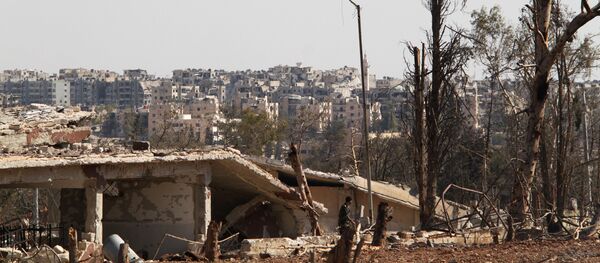 The territory of the military academies in Aleppo cleaned up by the Syrian army from terrorists. (File) The territory of the military academies in Aleppo cleaned up by the Syrian army from terrorists. (File) - Sputnik International