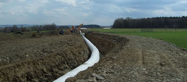 Tubes of OPAL pipeline at the Juchhöh near Weißenborn. Tubes of OPAL pipeline at the Juchhöh near Weißenborn. - Sputnik International