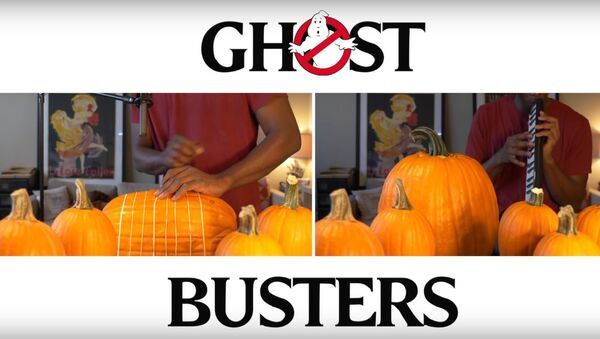 Ghostbusters Theme Song on Pumpkins - Dan Newbie - Sputnik International