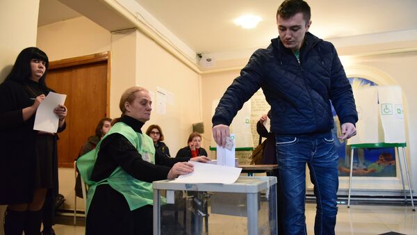 Parliamentary election run-off in Georgia - Sputnik International