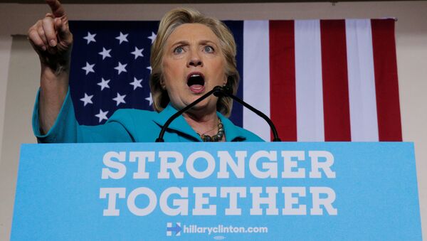 US Democratic presidential nominee Hillary Clinton speaks at a campaign rally in Daytona Beach, Florida, US October 29, 2016. - Sputnik International