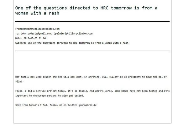 One of the 'Podesta Emails' released by WikiLeaks One of the 'Podesta Emails' released by WikiLeaks - Sputnik International