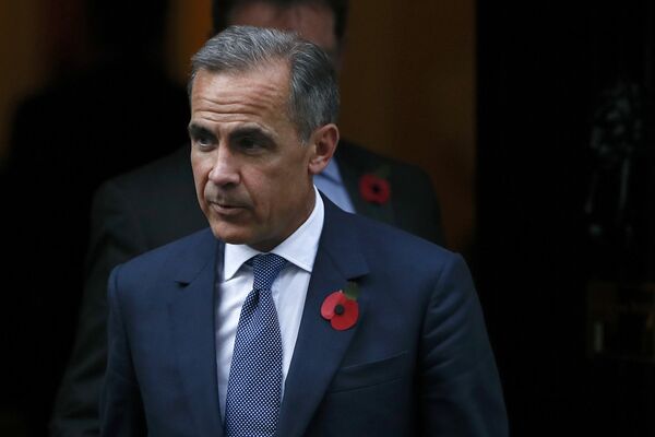 Bank of England governor Mark Carney leaves Number 10 Downing Street in central London, Britain October 31, 2016 - Sputnik International