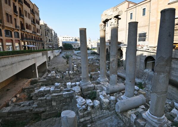 Ancient Roman ruins in Hadiqat As-Samah (the Garden of Forgiveness) in the heart of modern Beirut. - Sputnik International