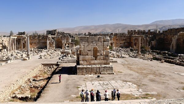 Remains of the Great Altar in a temple complex of Baalbek, Lebanon - Sputnik International
