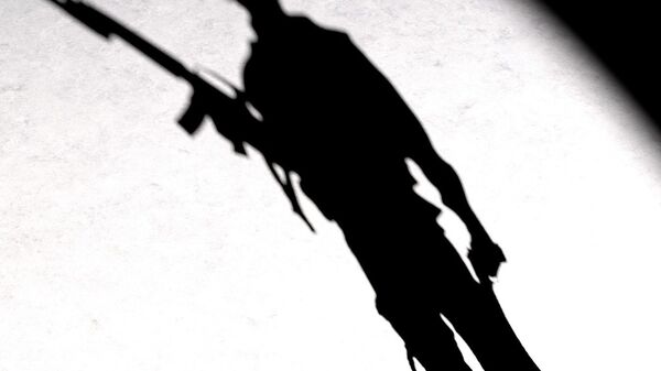 A silhouette of a man with a gun - Sputnik International