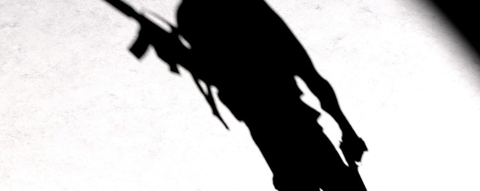 A silhouette of a man with a gun - Sputnik International, 1920, 02.05.2019