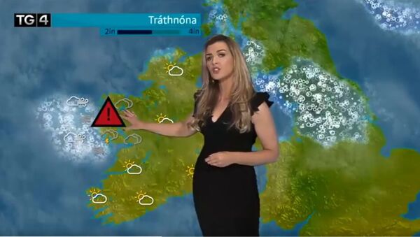 A weather report on Irish TV - Sputnik International