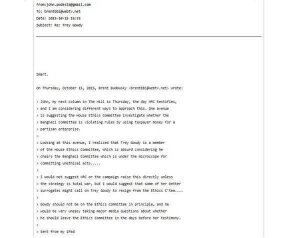 One of the 'Podesta Emails' released by WikiLeaks One of the 'Podesta Emails' released by WikiLeaks - Sputnik International