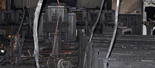 Inside Hopewell Missionary Baptist Church in Greenville Missippi Inside Hopewell Missionary Baptist Church in Greenville Missippi - Sputnik International