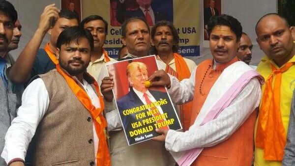 Hindu Supremacists Start Celebrating Trump's `Victory’ - Sputnik International