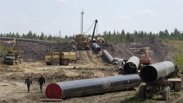 Construction gas pipeline. (File) - Sputnik International