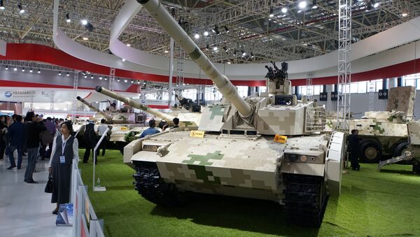 A VT5 lightweight main battle tank, built by China North Industries Corp (Norinco), is on display at Airshow China in Zhuhai, Guangdong province November 3, 2016 - Sputnik International