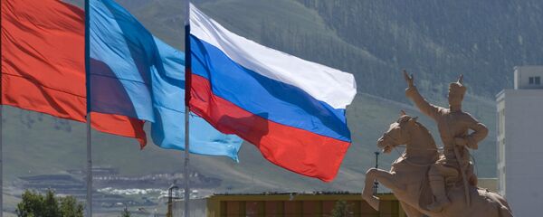 Sukhe Bator Square in downtown Ulan Bator, Mongolia. Sukhe Bator Square in downtown Ulan Bator, Mongolia. - Sputnik International