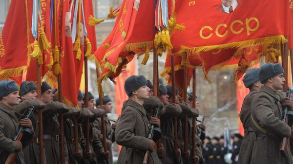 March commemorating 75th anniversary of 1941 military parade on Red Square - Sputnik International