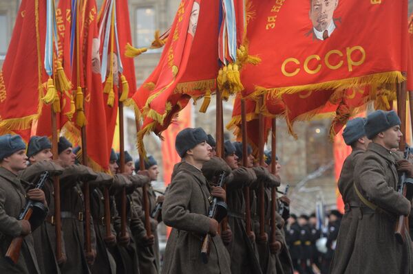 March commemorating 75th anniversary of 1941 military parade on Red Square - Sputnik International
