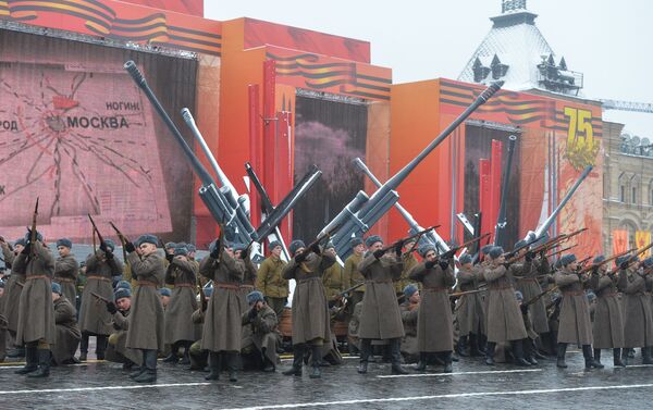March commemorating 75th anniversary of 1941 military parade on Red Square - Sputnik International