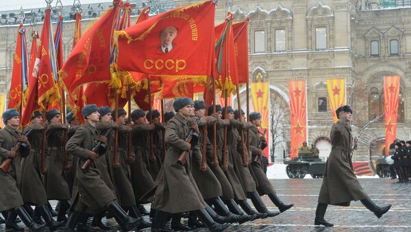 March commemorating 75th anniversary of 1941 military parade on Red Square - Sputnik International