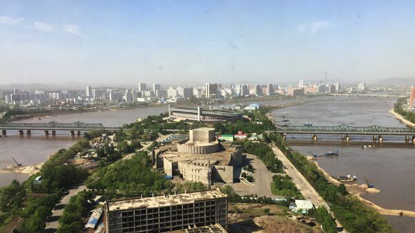 A view of Pyongyang from one of the modern high-rise buildings in the city. - Sputnik International