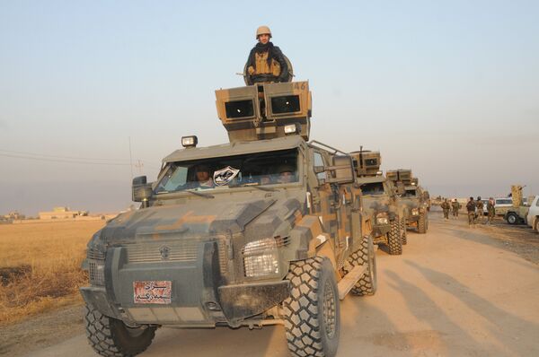 Peshmerga forces near Bashiqa  - Sputnik International