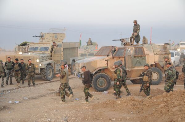 Peshmerga forces in Mosul. File photo Peshmerga forces in Mosul. File photo - Sputnik International
