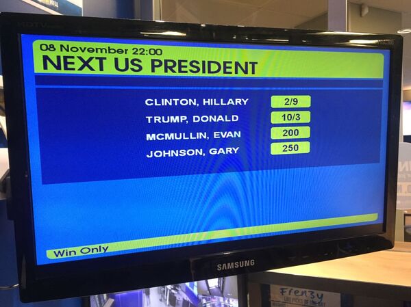 Bets at the William Hill shop in London, UK  - Sputnik International
