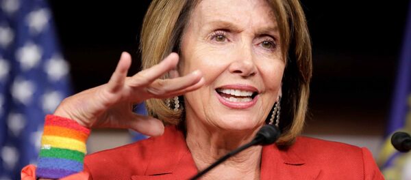 House Minority Leader Nancy Pelosi (D-CA) speaks during a media briefing on Capitol Hill in Washington, U.S., July 7, 2016 - Sputnik International