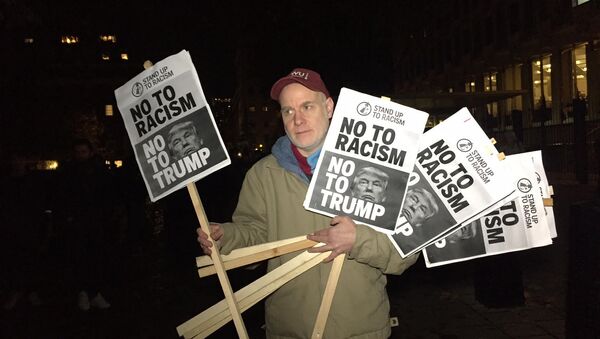 Anti-Racist Anti-Trump Protest in London - Sputnik International