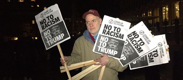 Anti-Racist Anti-Trump Protest in London - Sputnik International