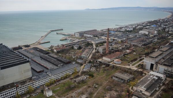 The More shipbuilding yard in Feodosia, Crimea File photo - Sputnik International