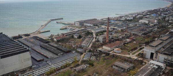 The More shipbuilding yard in Feodosia, Crimea File photo - Sputnik International