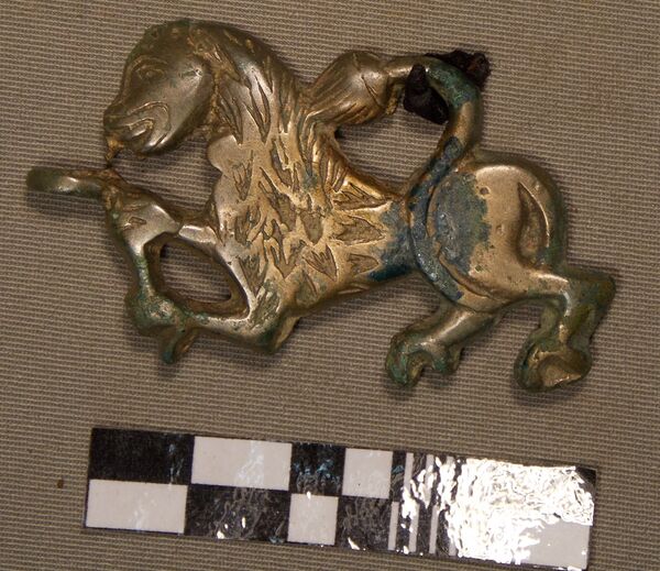 The figure of a lion that is supposed to be of Western European production The figure of a lion that is supposed to be of Western European production - Sputnik International