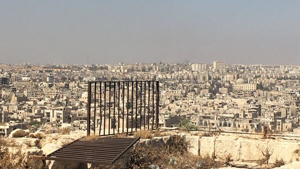 Syria. Terrorist-controlled eastern Aleppo districts as seen from the city's Citadel. - Sputnik International