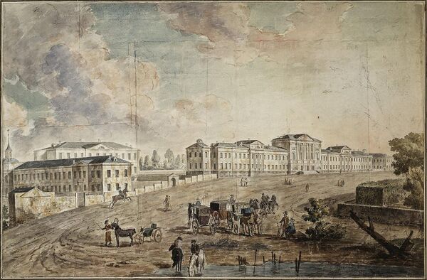 Moscow’s General Hospital, in which Johann Abraham van der Bellen worked as a volunteer Moscow’s General Hospital, in which Johann Abraham van der Bellen worked as a volunteer - Sputnik International