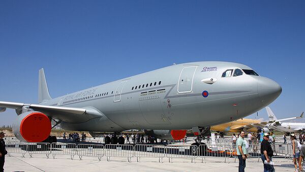 Royal Air Force Airbus A330-203 at Airbus factory of Getafe, Spain. - Sputnik International