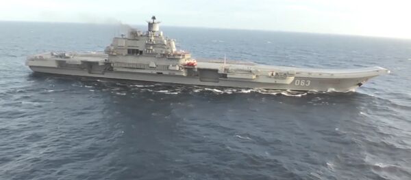 Admiral Kuznetsov aircraft carrier deployed in Syria for the first time ever - Sputnik International