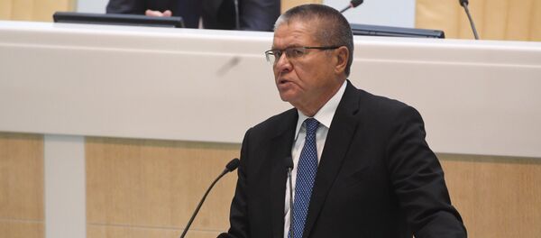 Minister for Economic Development Alexei Ulyukayev speaks at a Federation Council meeting. (File) - Sputnik International
