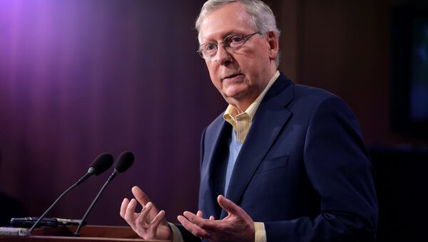 Senate Majority Leader Mitch McConnell (R-KY) speaks about the election of Donald Trump in the U.S. presidential election in Washington, U.S., November 9, 2016 - Sputnik International