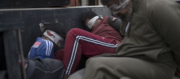 Men accused of being Islamic State militants ride on the back of an Iraqi special forces armored vehicle after being captured in Mosul, Iraq, Wednesday, Nov. 16, 2016 Men accused of being Islamic State militants ride on the back of an Iraqi special forces armored vehicle after being captured in Mosul, Iraq, Wednesday, Nov. 16, 2016 - Sputnik International