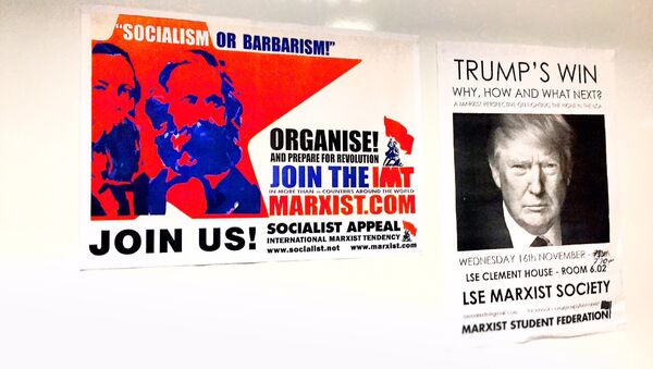 LSE Marxist Society posters - Sputnik International