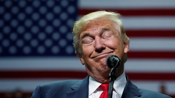 Donald Trump attends a campaign event in Hershey, Pennsylvania - Sputnik International