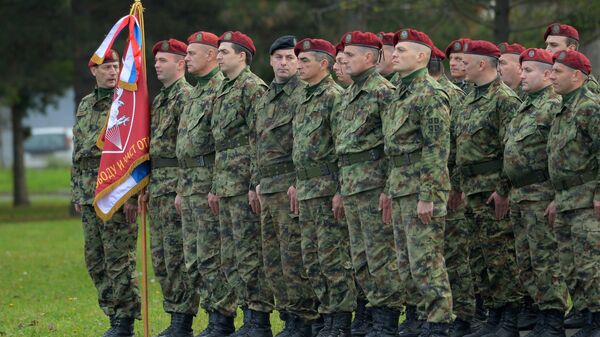 Serbian servicemen. File photo - Sputnik International
