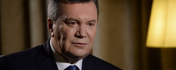 Former Ukrainian President Viktor Yanukovych interviewed by RIA Novosti - Sputnik International
